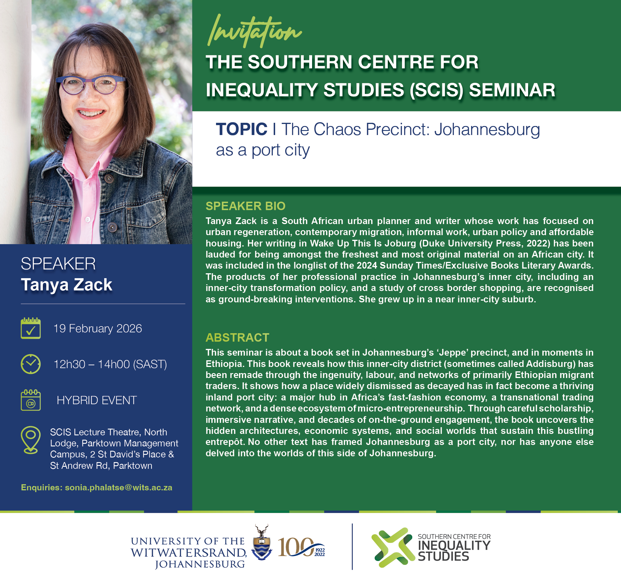 Seminar: The Chaos Precinct